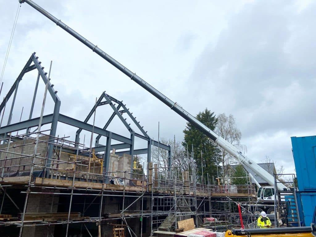 AE Engineering Crane Hire for Construction
